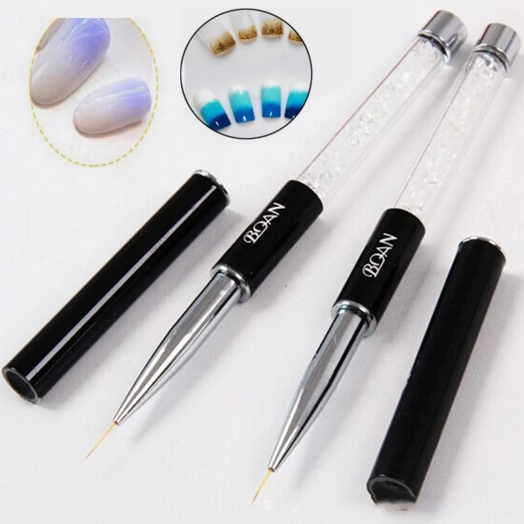 New Fashion Makeup brushes glitter powder dotting gradient pen brush acrylic UV gel painting