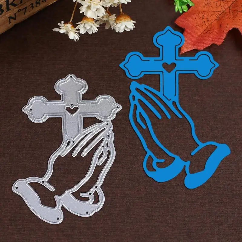 

Hand Pray Metal Embossing Cutting Die Stencils DIY Scrapbooking Craft Decor for Making Scrapbooking DIY Paper Photo Cards