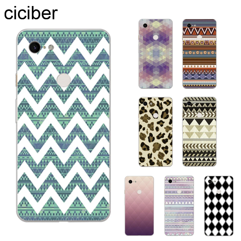 

ciciber Phone Cases For Google Pixel 3 2 XL Soft Silicone TPU Back Cover for Pixel 3XL 2XL Fundas Coque Shell Leopard pattern