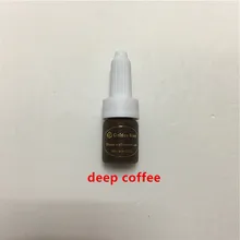 2 шт глубокий кофе Золотая Роза бровей татуировки чернила 10 мл Перманентный Макияж Микро Пигмент длительное время