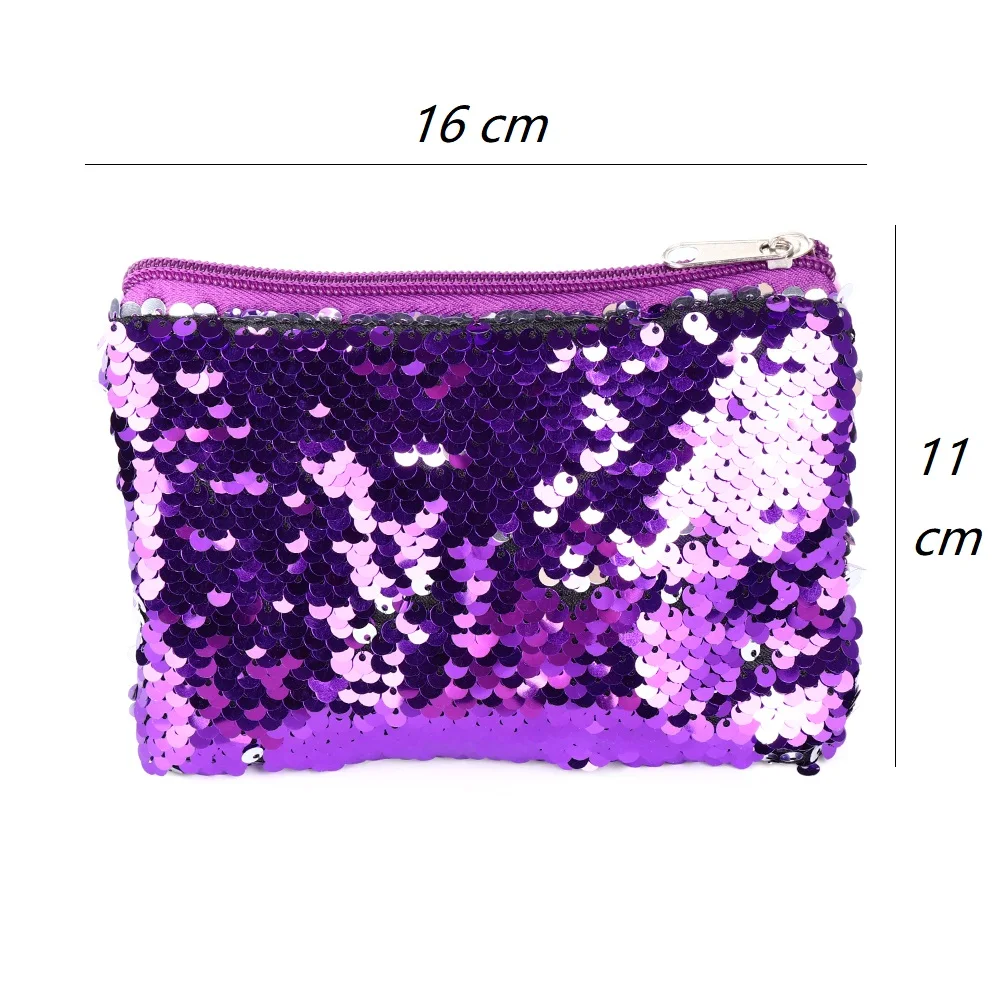 Дизайн женская сумка с блестками кошелек для монет меняющий цвет мини-кошелек на молнии портативный держатель для наушников