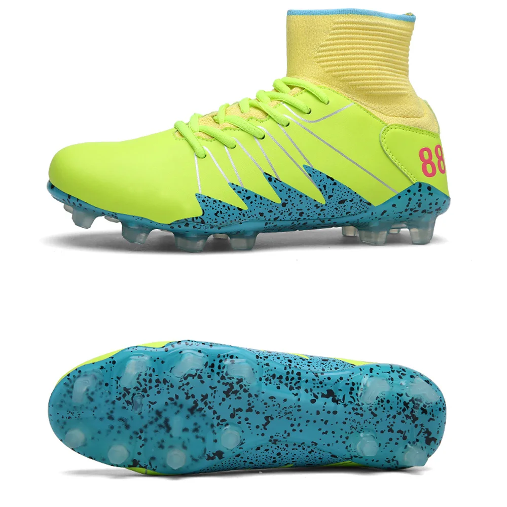 

Soccer Shoes Men Hypervenom FG football boots professional high ankle soccer cleats size 39-45 Athletic Sneakers Wholesale
