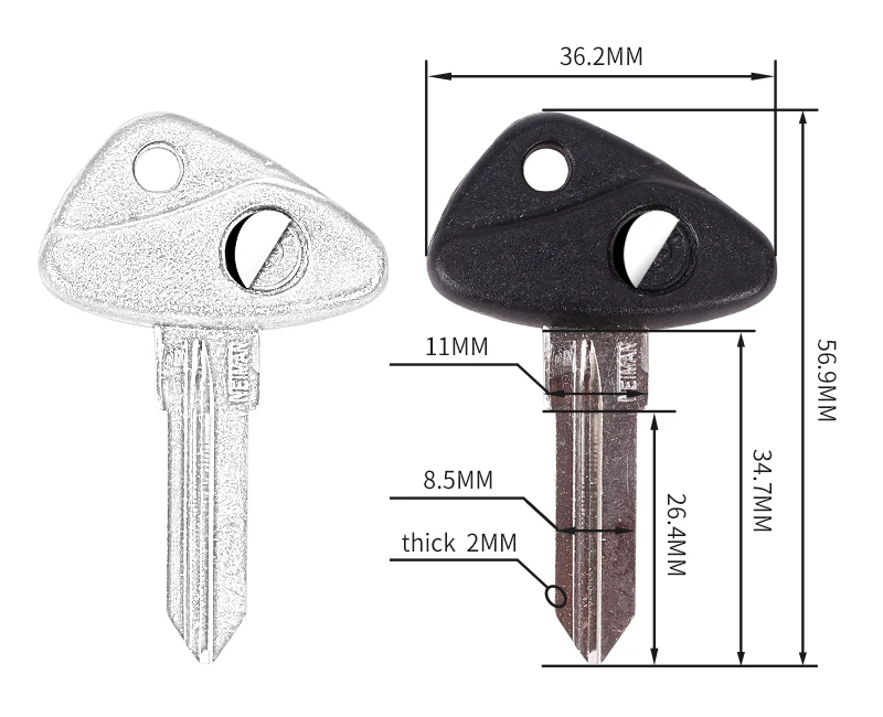 Абсолютно ключ для мотоцикла, сменные ключи без выреза для BMW R850R K1200R R1100 R1150 S R GS RS RT C IND R1100R R1150R R1100GS R1150S