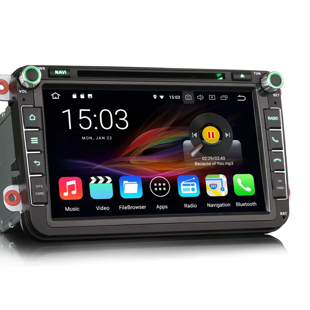 8 Android 8 0 Oreo OS Car DVD Multimedia GPS Radio for Volkswagen Polo 2009 2014