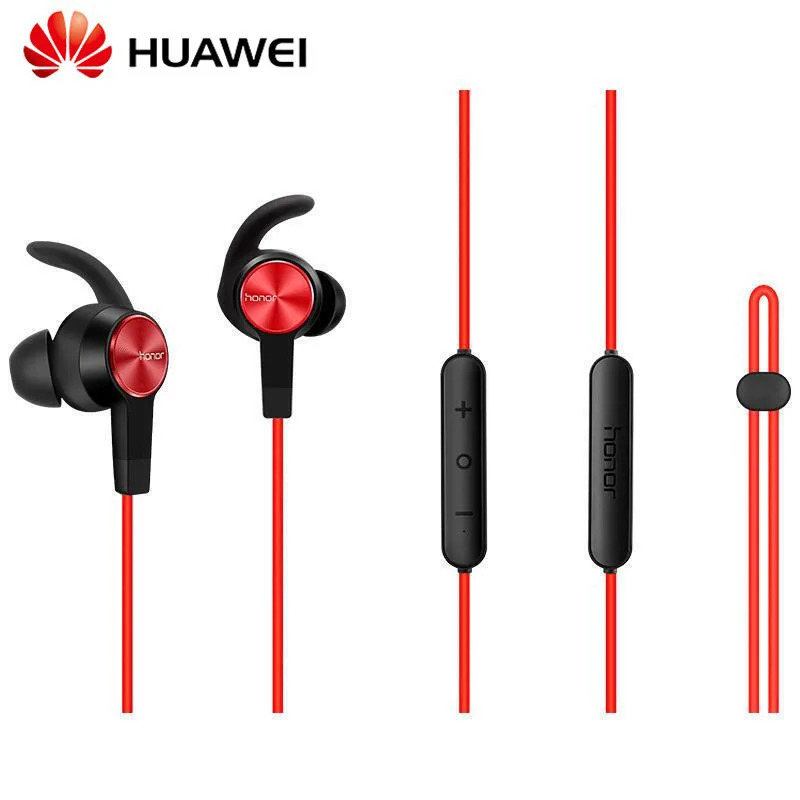 Huawei Honor Bluetooth 4,1 AM61 беспроводная гарнитура с магнитом дизайн Микрофон проводной контроллер Bluetooth наушники