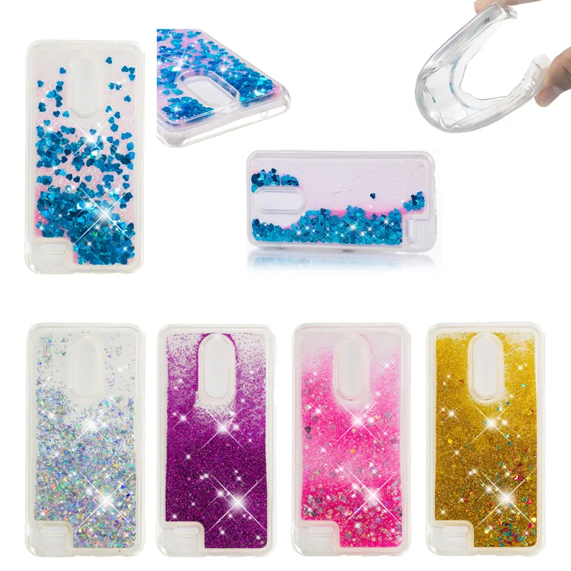 

Glitter Quicksand Soft Silicone Phone Case Cover Shell Coque for LG K4 K8 2017 US EU K10 2017 2018 Q8 V20 V30 LS777 Stylus3