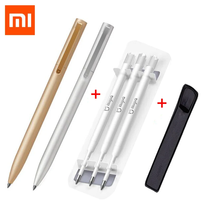 Оригинальная ручка для подписи Xiaomi Mijia металлическая 0 5 мм PREMEC гладкий
