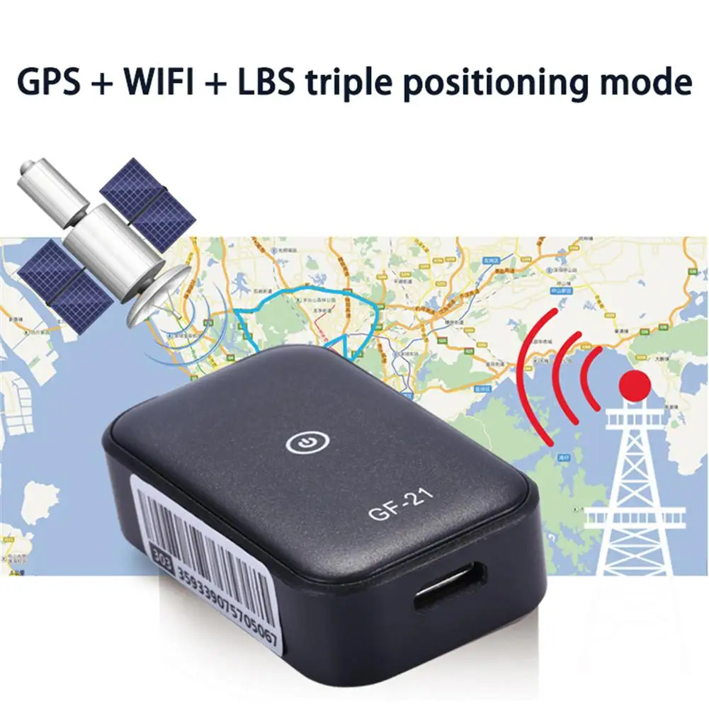 GF 21 мини GPS трекер с управлением через приложение устройство защиты от кражи