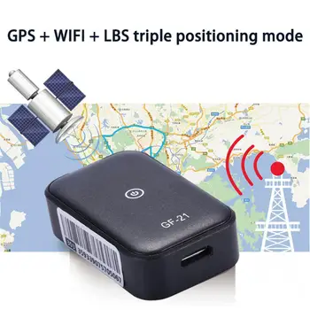 

GF-21 Mini GPS Tracker APP Voice Control Anti-Theft Device Locator Magnetic Voice Recorder For Vehicle/Car/Person Location