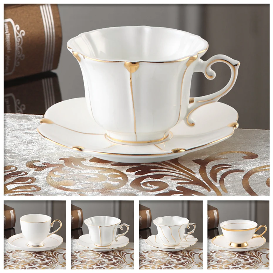 200ml royal luxury bone china coffee cup advanced porcelain tea cup and saucer spoon set mug 200ml royal luxury bone china coffee cup advanced porcelain tea cup and saucer spoon set mug