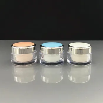 

40PCS 20G High-Grade Round Cream Jar, 20ML Plastic Pot, Empty Packing Tins, PP Essential Oil Jar, White/Blue/Pink Cover Box