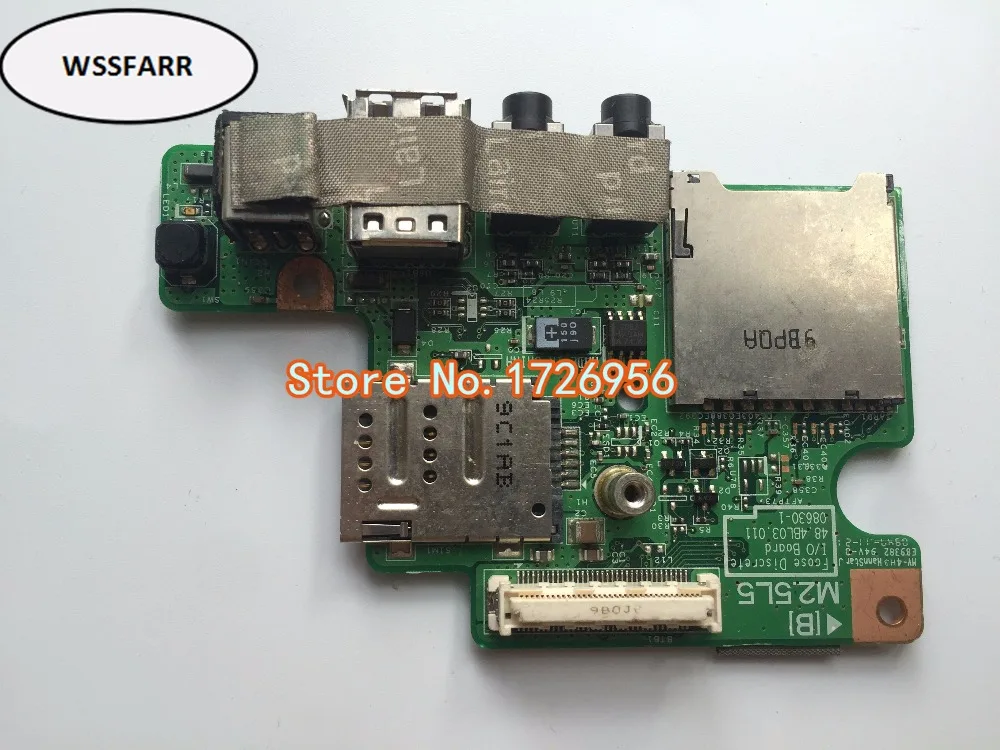 Для Dell Latitude E5400-DC Аудио Звук USB Порты и разъёмы доска 0t833p