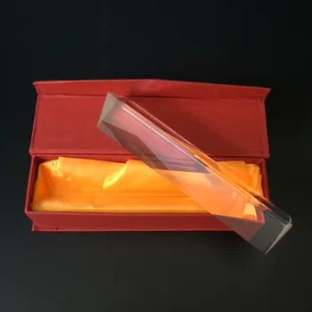

18*40*40mm Prism optical glass dichroic prism Rainbow refraction theory experiment child gift