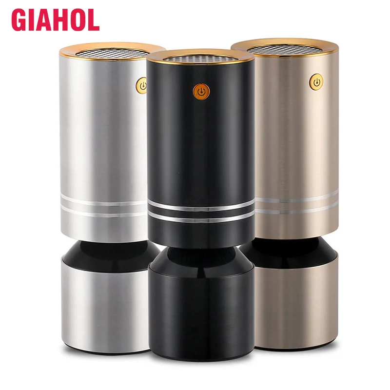 3 in 1 Negative ion Car Air Purifier HEPA Filter Car Active Carbon Filter Air Purifying Machine USB Car Air freshener Super Mute