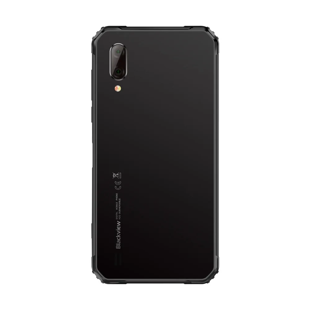 Blackview BV6100 6,88 "смартфон 3 ГБ + 16 ГБ Android 9,0 IP68 водонепроницаемый мобильный телефон 5580 мАч NFC две sim-карты считывание отпечатка пальца мобильного