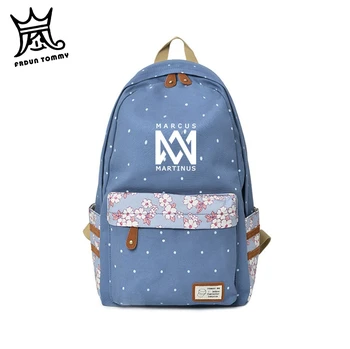 

Frdun Tommy Marcus & Martinus Backpack Teenagers Backpacks Travel point Kawaii Flower Wave point Marcus Martinus GIEL Bags