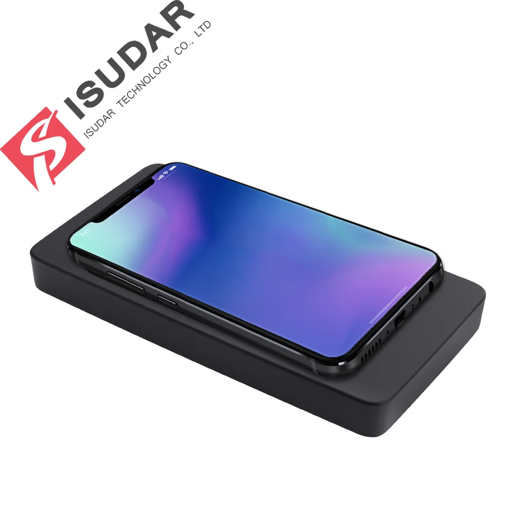 

ISUDAR 10W Qi Car Wireless Charger Auto Fast Wireless Charging For Audi Q5L 2018 for iphone 8 X For Samsung For Huawei