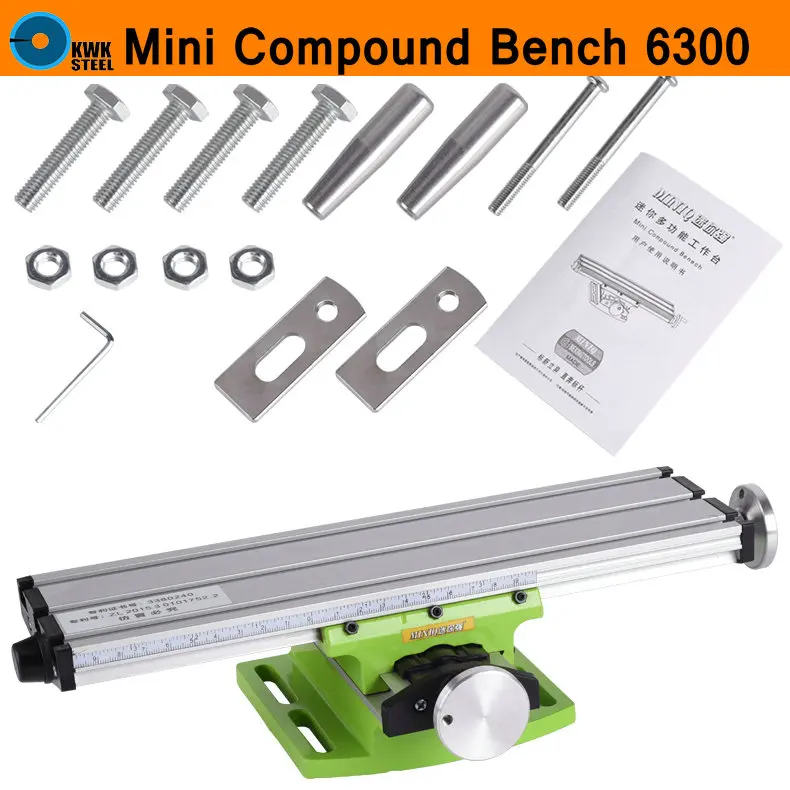 

Mini Compound Bench Slide Table Aluminum Worktable Milling Working Cross Table Drilling Machine For Bench Drill X-Y Adjustment