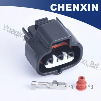 

Black 3pins car waterproof auto automotive cable connector female 2.2 Sensor Automotive Connector 6189-0099