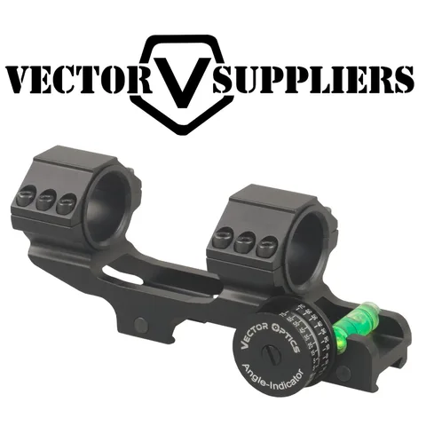 Óptica do Vetor Esqueleto Pedaço Ângulo Indicador Bolha Nível Acd Montagem Anel Precisão Rifle Cos 30mm 1 um