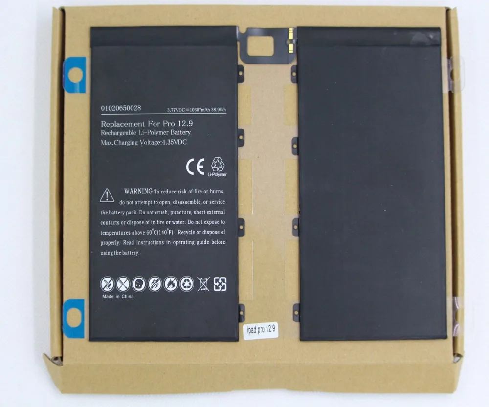 ISUNOO 10 шт./лот Аккумулятор для планшета 10307 мАч iPad Pro 12 9 дюймовый литий ионный