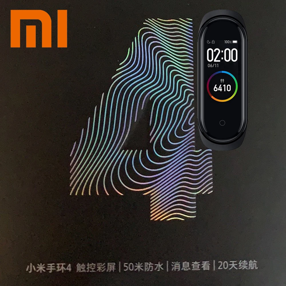 

Global Version Xiaomi Mi Band 4 20days long time standby Bracelet 0.95" AMOLED Waterproof Smart band Fitness Tracker Wristband