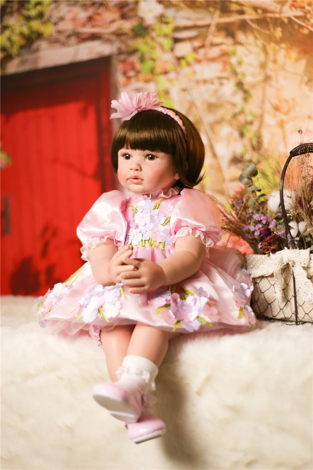 NPK 24 "/61 см Высокое качество принцесса Reborn Baby Doll Силиконовые Куклы Girl
