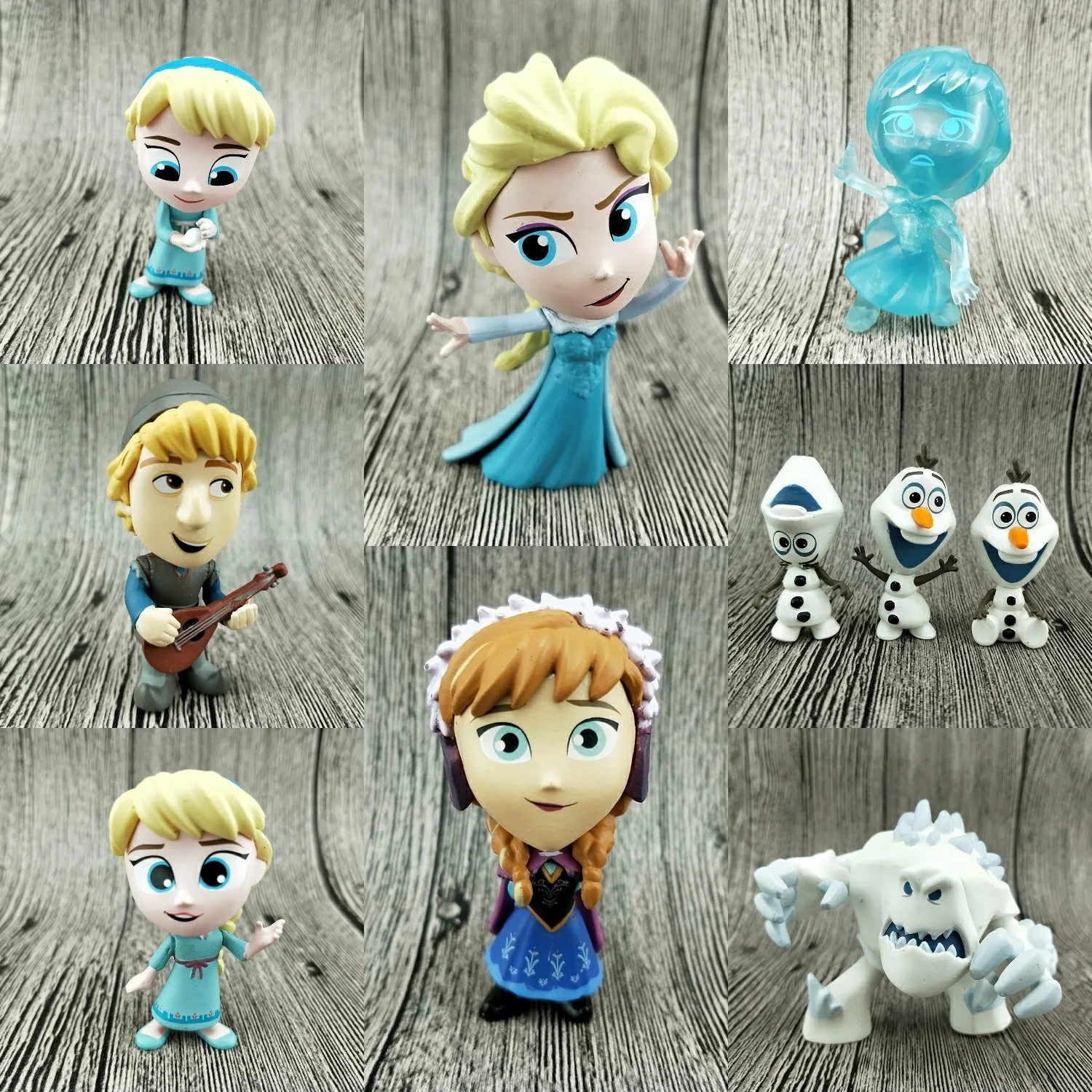 

Original Funko Mystery Minis: Elsa, Anna Beauty Princess, Alice, Olaf Vinyl Action Figure Collectible Model Loose Toy No Box