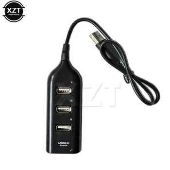 

1PC High Speed USB 2.0 4 Port Splitter Hub Adapter For PC Laptop Computer Notebook For Windows