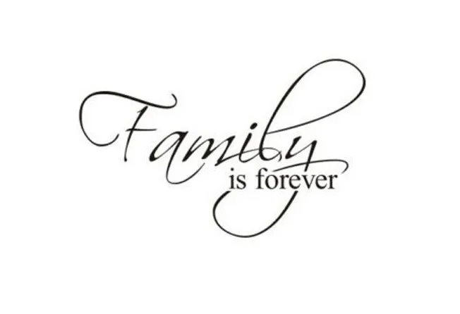 Family Is Forever Quotes Family Is Forever Removable Quote Wall Sticker Decal Wallpaper Art Home  Decor|Sticker Manufacturer|Stickers Internationalsticker 3D - Aliexpress