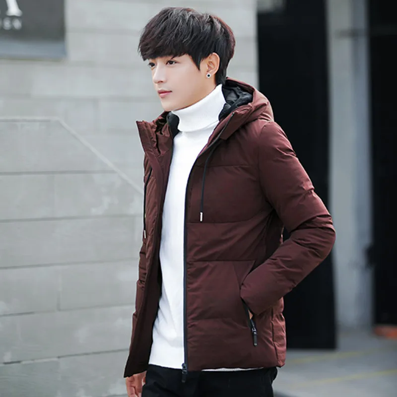 Parkas Taille Théegg Noir Hommes Courtes Black En blue Manteaux Red D'hiver Vestes Blouson wine Manteau 2019 Épais Outwear Homme Grande Hommeal495 Coton 0wPknO