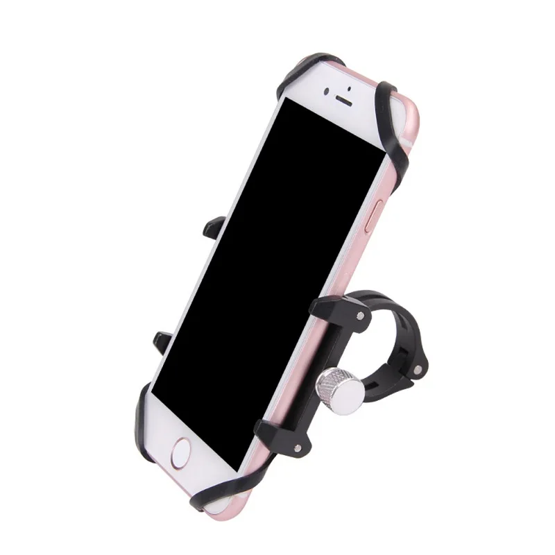 4 Pieces) Bicycle Phone Holder Silicone Band Bike Cycling Handlebar Rubber Band Bands For Mobile Phone Mount Support Bracket