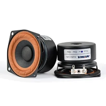 AIYIMA-Altavoces portátiles de Audio de 2,5 pulgadas, 15W, 4ohm, 8Ohm, Mini altavoz Hifi de gama completa, bricolaje, para cine en casa, 2 uds.