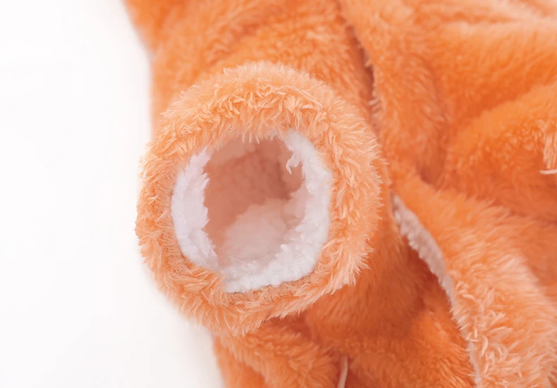 Милые колготки с изображением лисы костюм для кошки, собаки, одежда зимние теплые пальто для собак куртка маленькая собака с капюшоном спортивный костюм из флиса для питбуля, Одежда с принтом в виде собак
