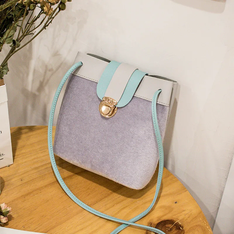 

Women Shell Shape Crossbody Bags Female Stylish Mini Plush Messenger Shoulder Bag Best Sale-WT