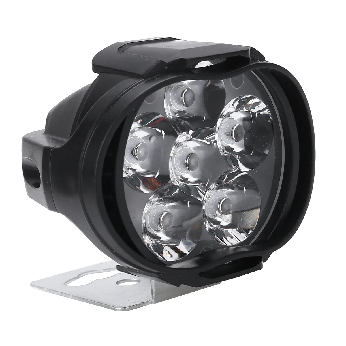 1pair Motorcycle Headlight Scooter Fog Spotlight LED Motorbike ATV 9-85V Moto Working Spot Light Day-time Running Lamp White