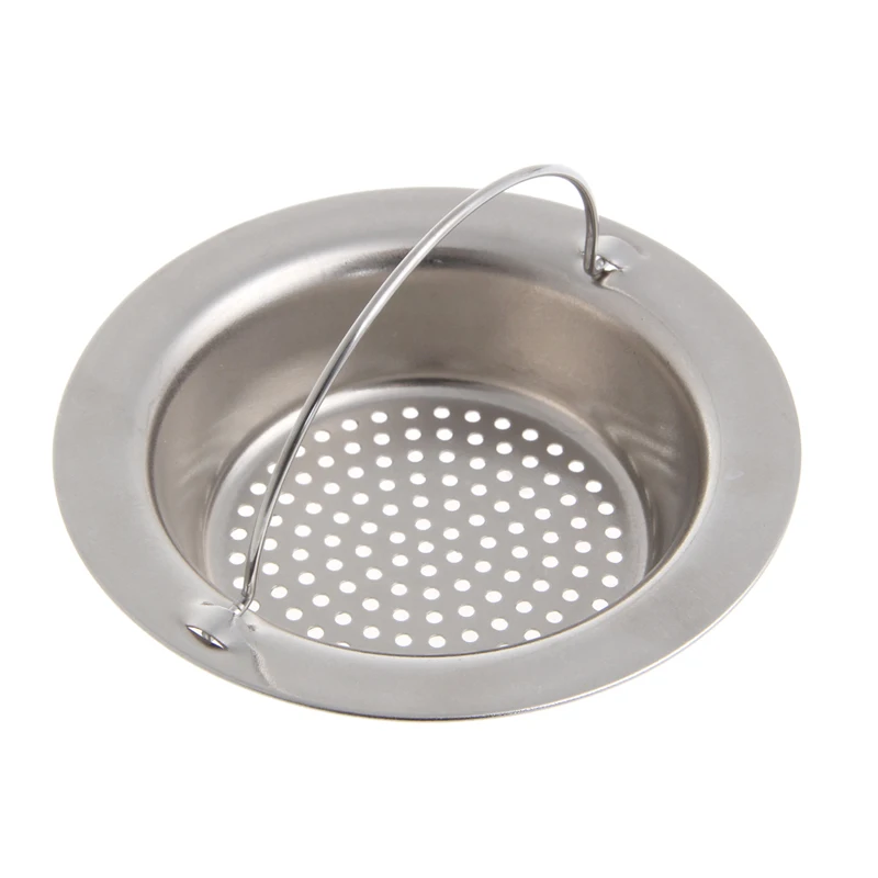 Kitchen Sink Strainer Waste Plug Drain Stopper Filter Basket Stainless Steel