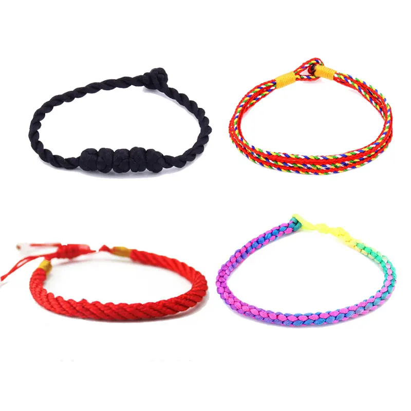 

friendship bracelets for women adjustable braided men couple lucky charm red thread rope bracelet charms female male braclet