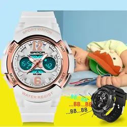 Montre Enfant 2018 роскошные Цифровые часы для детей водостойкий спортивный браслет Неделя дисплей кварцевые электронные часы детские часы