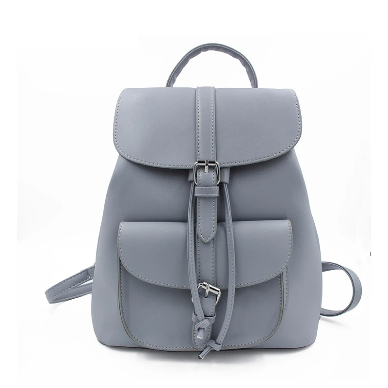 

Women's Drawstring PU Leather Backpack School bags Teenage Girls Backpacks for Women High quality ladies Bagpack