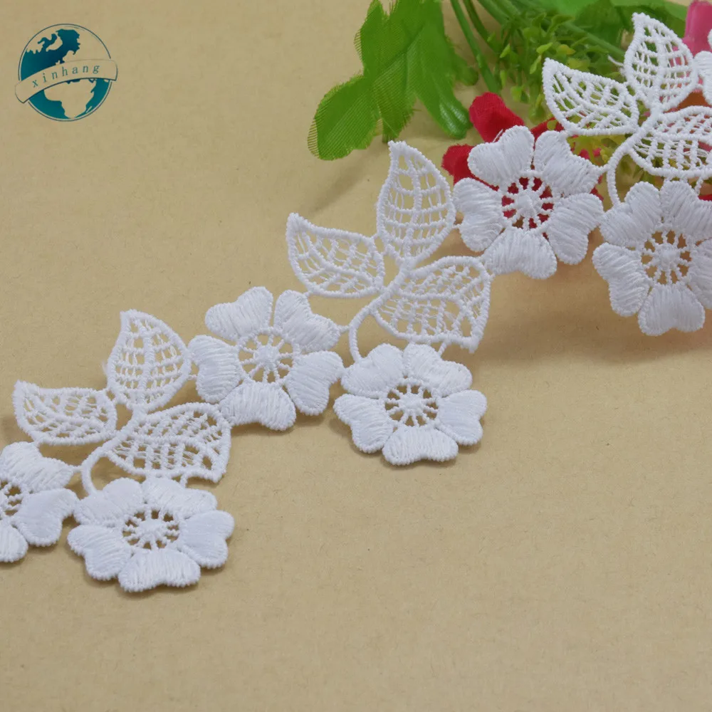 Lace Fabric Lace Ribbon Lace Garment Accessories Lace Sewing Supplies Lace Accessories Lace Sewing Accessories 5.5cm polyester embroidery lace french lace ribbon fabric guipure diy trims warp knitting sewing Accessories#3706