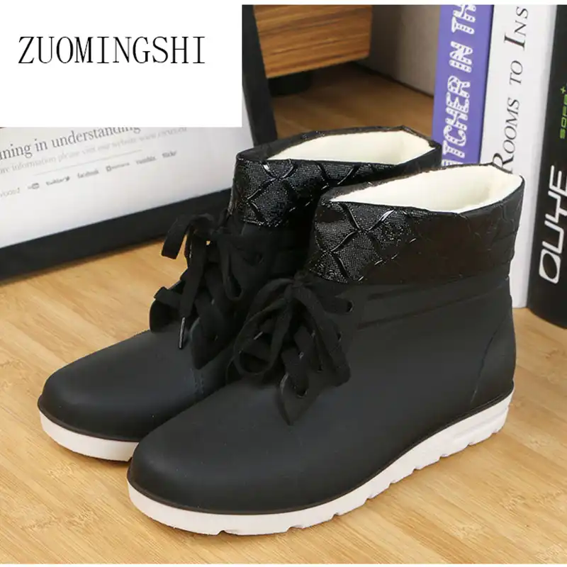 short rubber boots for men
