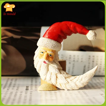 

2016 Exclusive new Dry Peisi liquid silicone mold sugar cake mold Santa Claus modeling