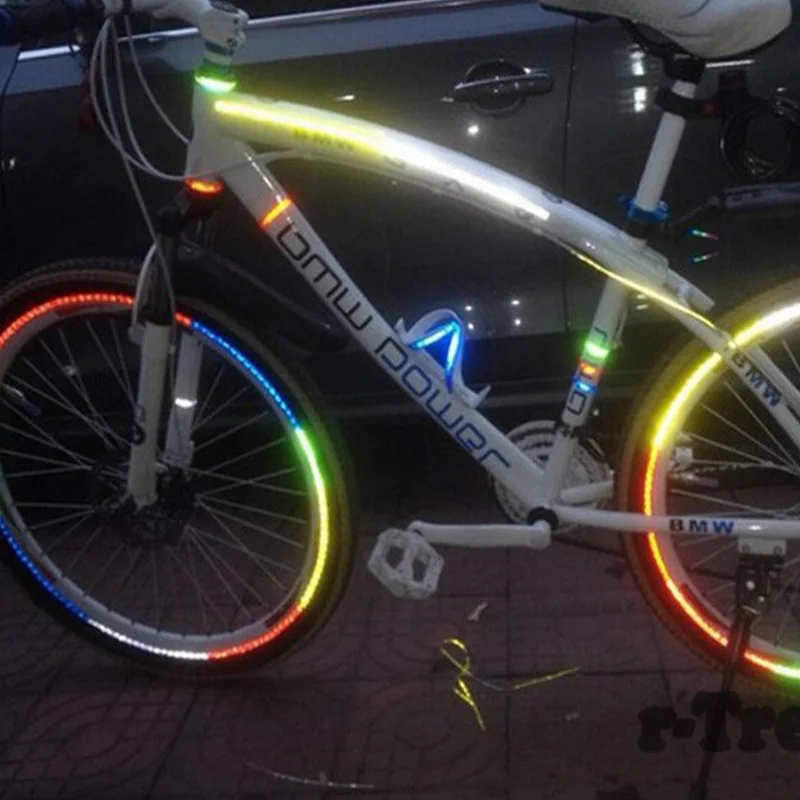 Fahrrad reflektor Fluoreszierende MTB Fahrrad Aufkleber Radfahren Felge H8A5 Fahrrad reflektor Fluoreszierende MTB Fahrrad Aufkleber Radfahren Felge H8A5