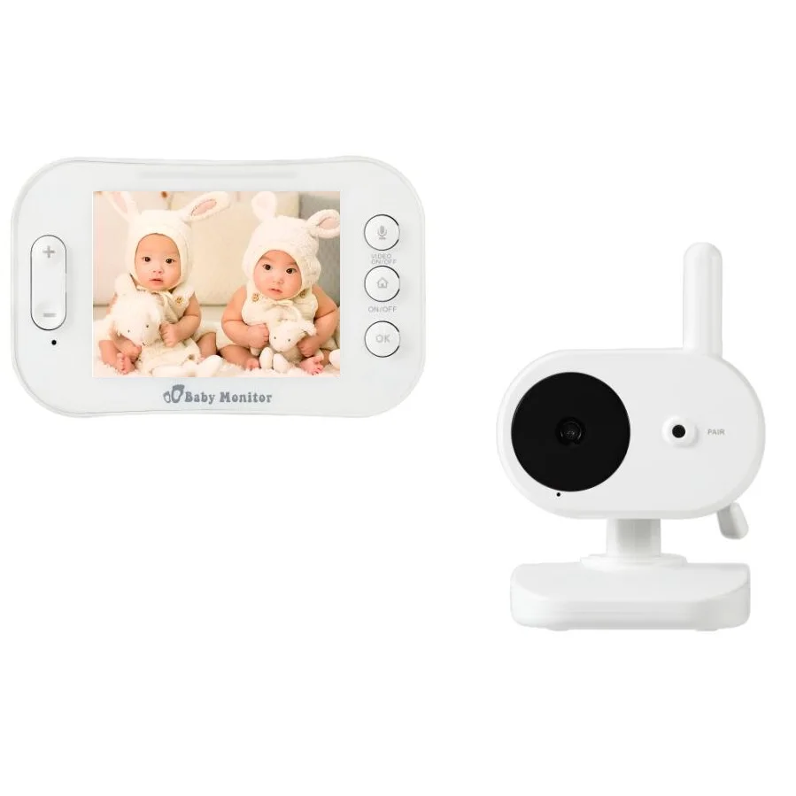 

Babyfoon Met Camera bebe lloron vigilabebes 3.5 inch LCD vigila bebes IR Night Vision Intercom Temperature Sensor 4 Lullabies