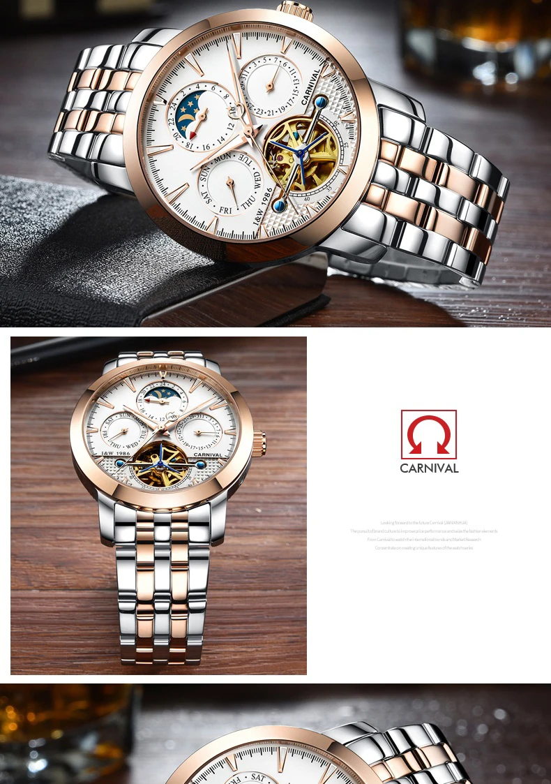 esporte masculino tourbillon relógio de pulso mecânico masculino