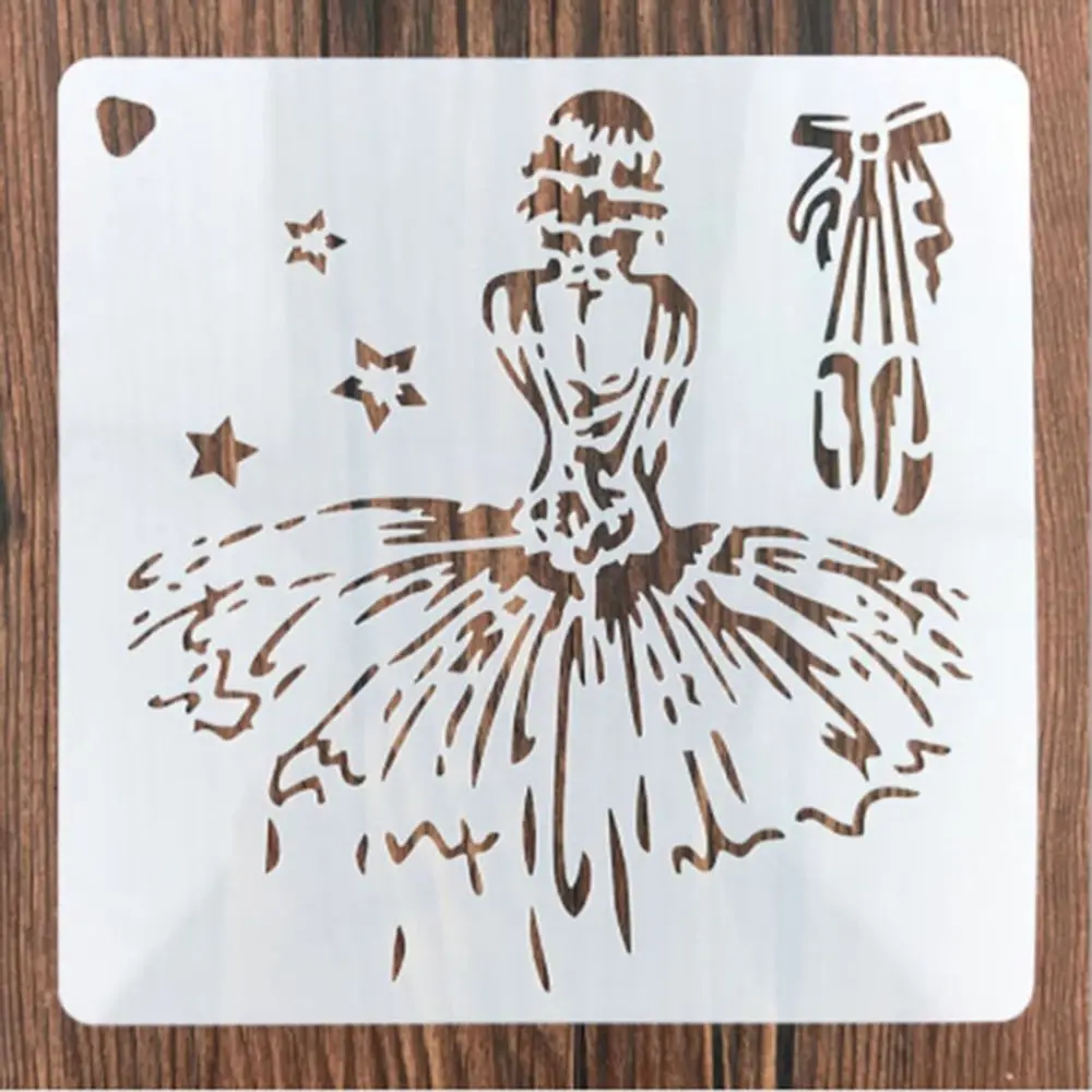 

Princess Girls Star Shaped Reusable Stencil Airbrush Painting Art Cake Spray Mold DIY Decor Crafts