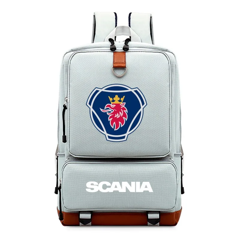 WISHOT SCANIA Saab рюкзак на плечо для путешествий, школьная сумка, рюкзак для подростков, повседневные сумки для ноутбуков - Цвет: white2