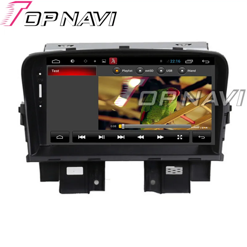 Topnavi новый четырехъядерный Android 6 0 Автомобильный ПК DVD плеер радио для Chevrolet Cruze 2008