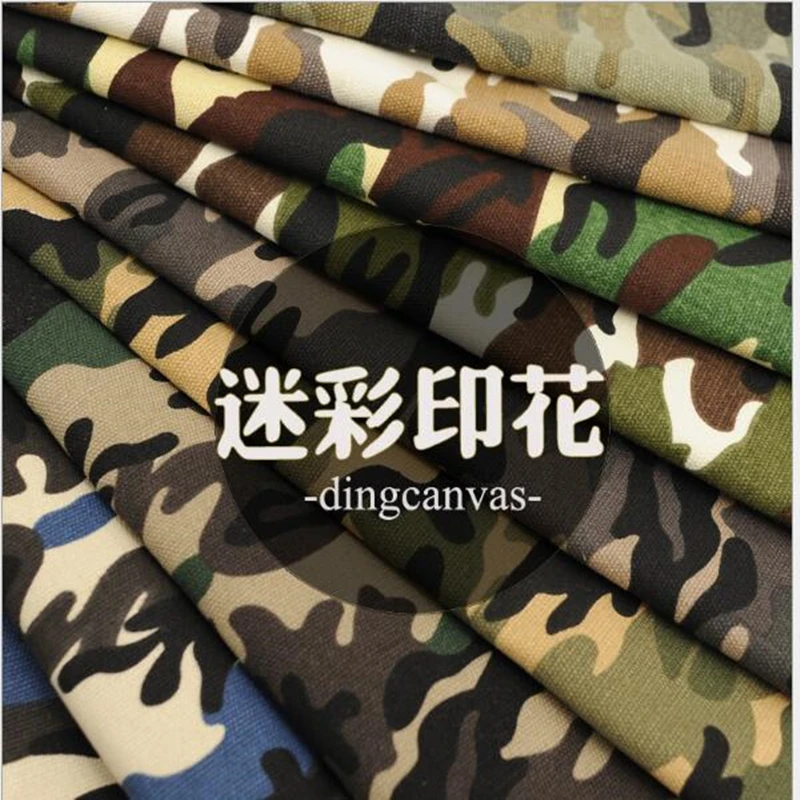 

1yards*150CM Diy sewing 12 Ann canvas printing camouflage fabric clothing trousers overalls military training cotton fabric